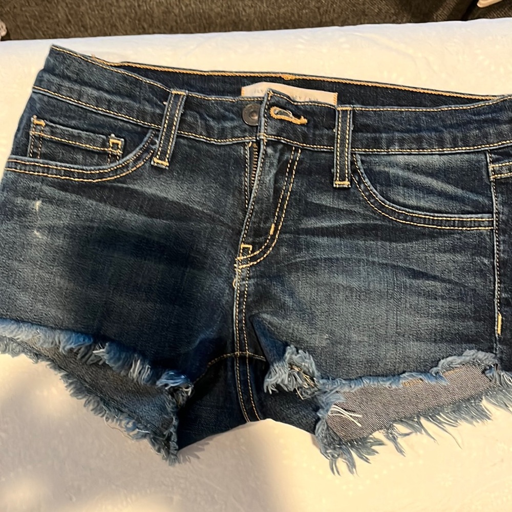 Denim short shorts —size 25—great fit!